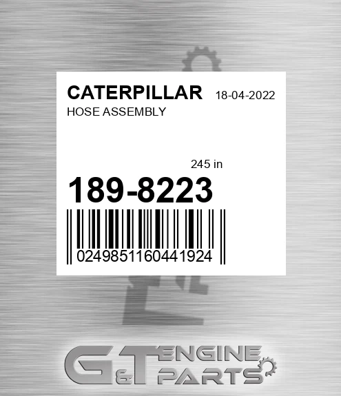 189-8223 Hose Assembly