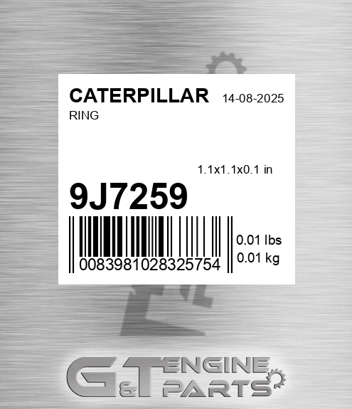 9J-7259 Ring for CATERPILLAR