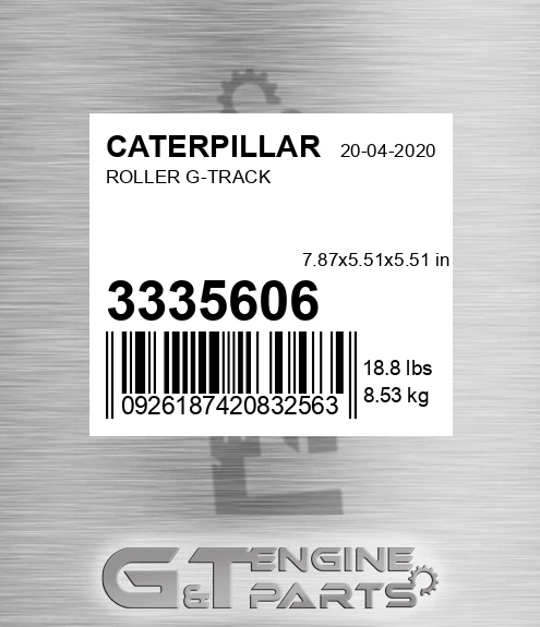 3335606 Roller G-track