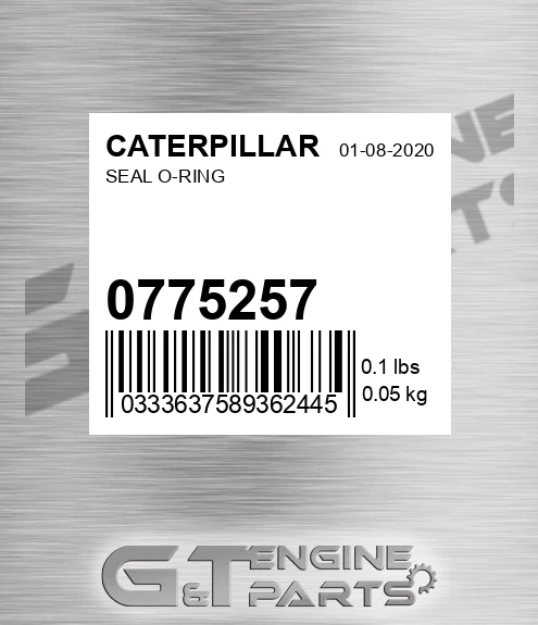 077-5257 Seal O-ring for CATERPILLAR
