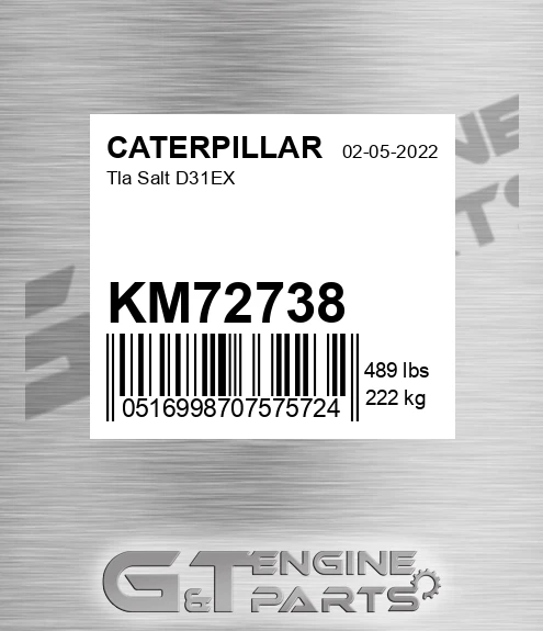 KM72738 Tla Salt D31ex for CATERPILLAR