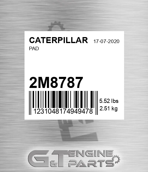 2M-8787 Pad