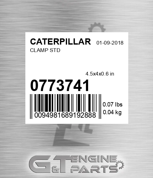 077-3741 Clamp Std