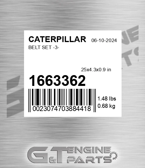 166-3362 Belt Set -3-