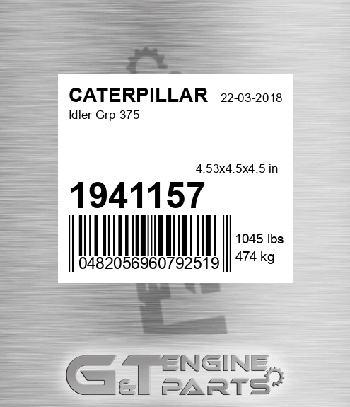 194-1157 Idler Grp 375 for CATERPILLAR