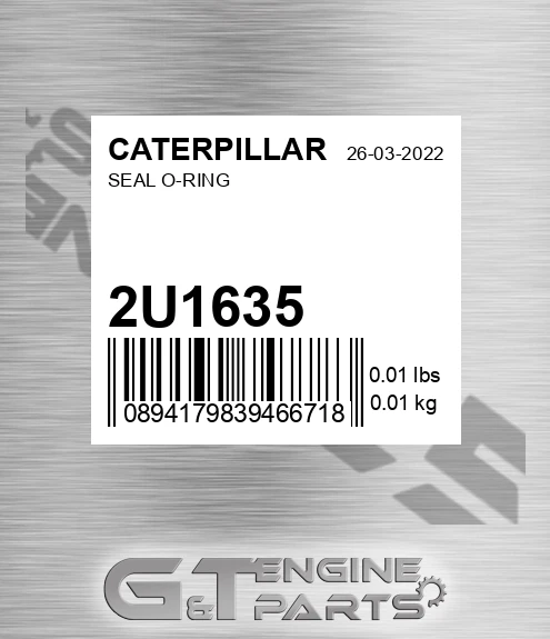2U-1635 Seal O-ring for CATERPILLAR