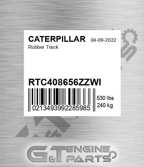 RTC408656ZZWI Rubber Track