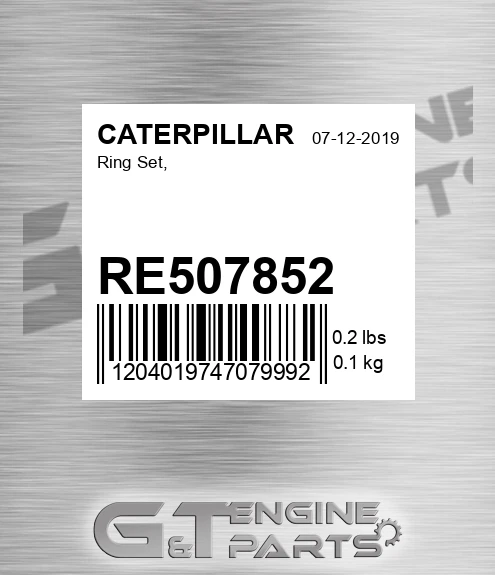 RE507852 Ring Set, for CATERPILLAR