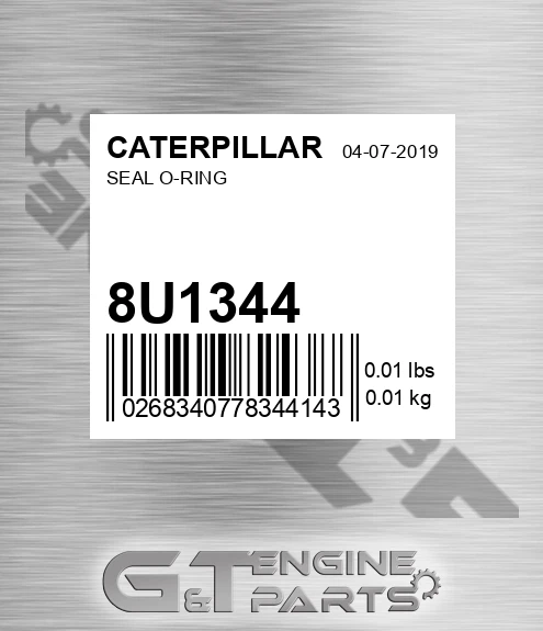 8U-1344 Seal O-ring for CATERPILLAR