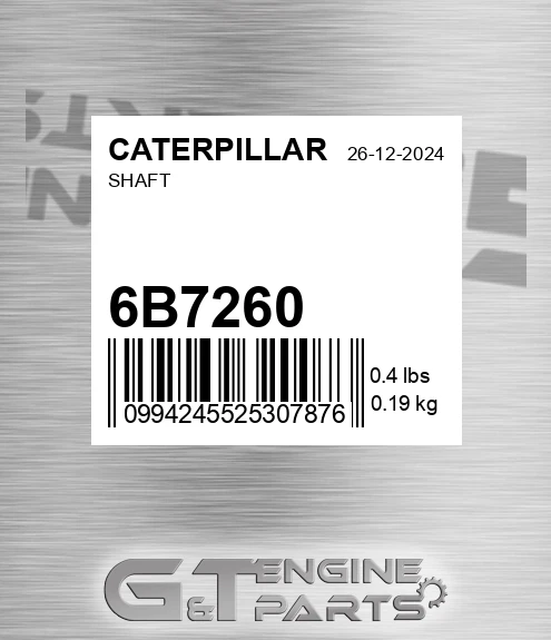 6B7260 Shaft