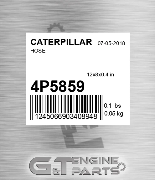 4P5859 Hose for CATERPILLAR