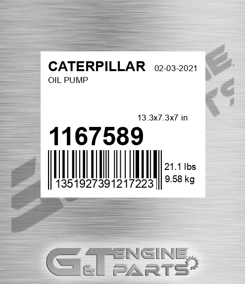 116-7589 Oil Pump