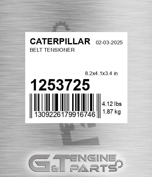125-3725 Belt Tensioner for CATERPILLAR