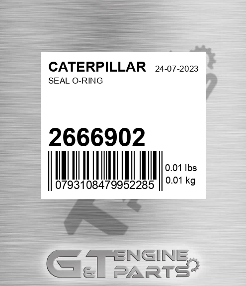 266-6902 Seal O-ring for CATERPILLAR