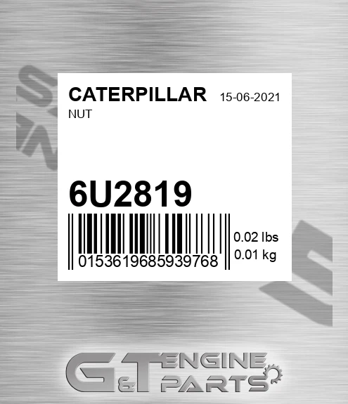 6U-2819 Nut for CATERPILLAR