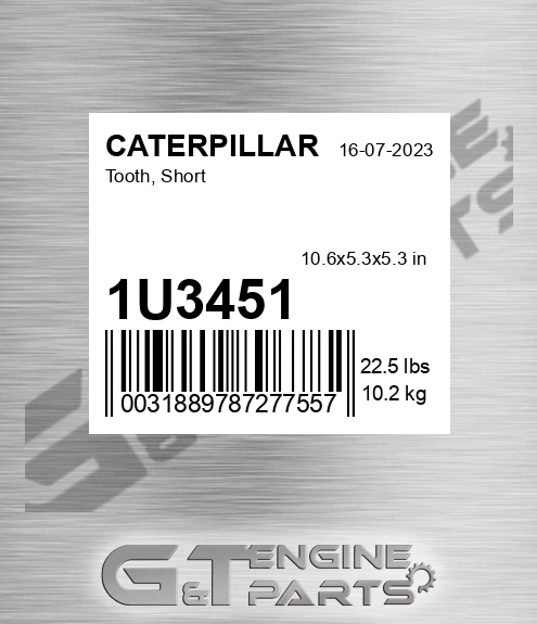 1U3451 Tooth, Short