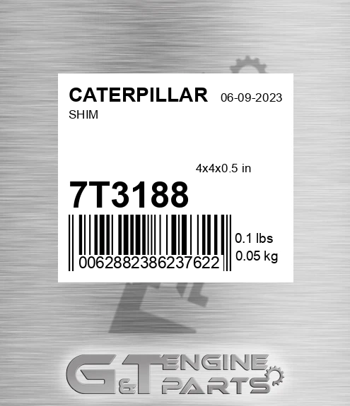 7T3188 Shim for CATERPILLAR