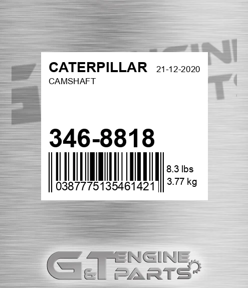 346-8818 Camshaft for CATERPILLAR