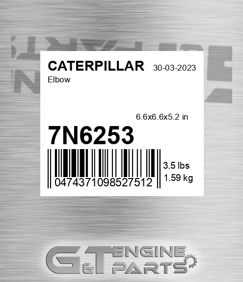 7N6253 Elbow