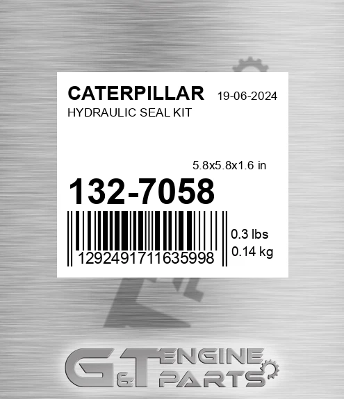 132-7058 Hydraulic Seal Kit for CATERPILLAR