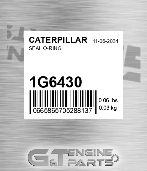 1G-6430 Seal O-ring for CATERPILLAR