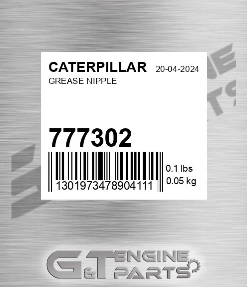 777302 Grease Nipple