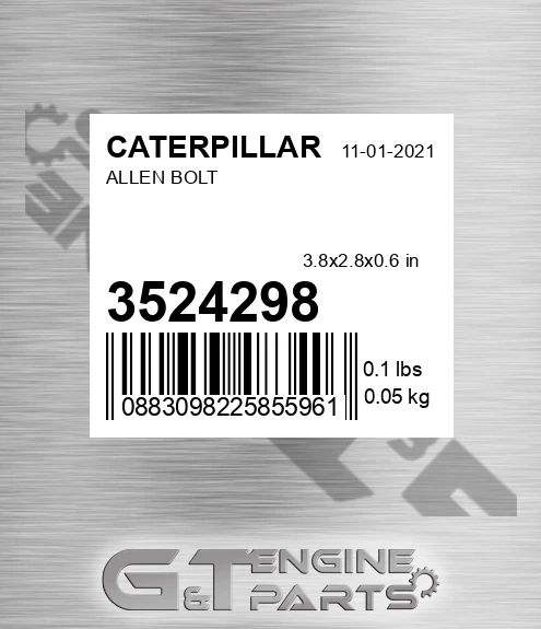 352-4298 Allen Bolt for CATERPILLAR
