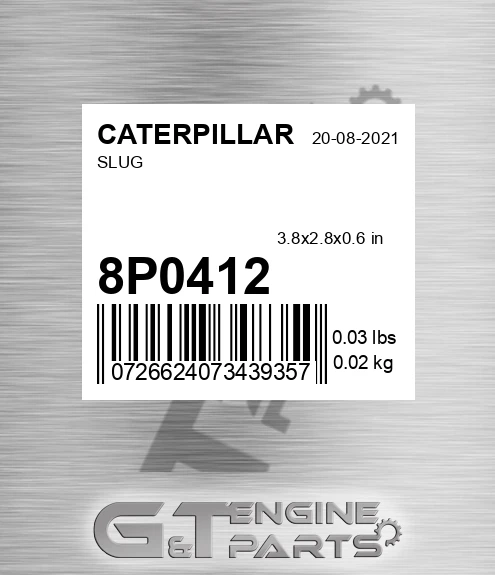 8P0412 Slug