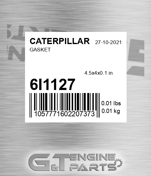 6I-1127 Gasket for CATERPILLAR