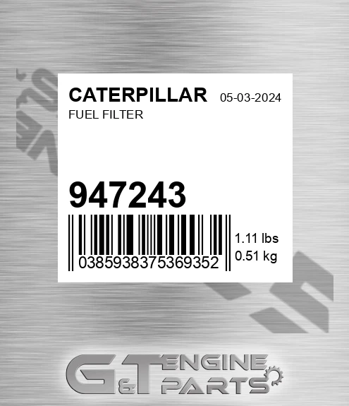 947243 Fuel Filter