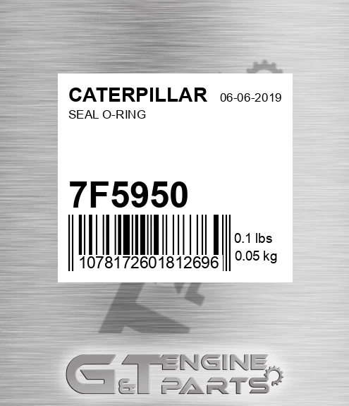 7F-5950 Seal O-ring for CATERPILLAR