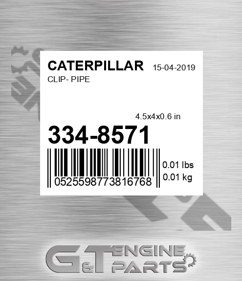 334-8571 Clip- Pipe