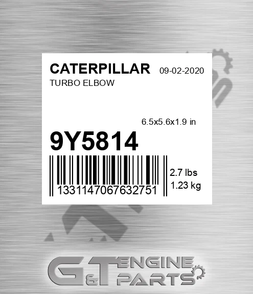 9Y-5814 Turbo Elbow for CATERPILLAR