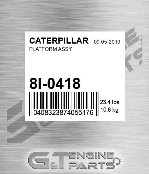 8I-0418 Platform Assy
