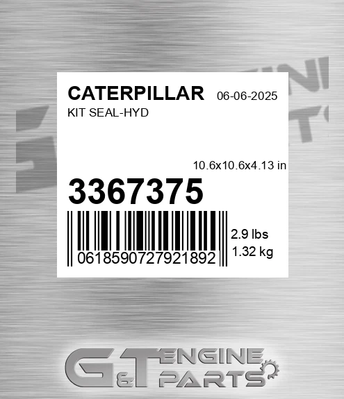 3367375 CATERPILLAR Kit Seal-hyd