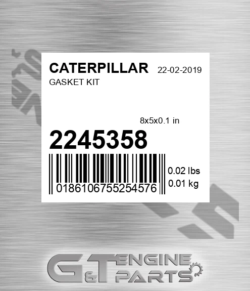 224-5358 Gasket Kit for CATERPILLAR