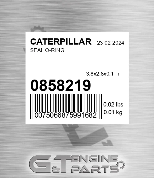 085-8219 Seal O-ring for CATERPILLAR