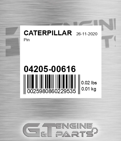 04205-00616 Pin