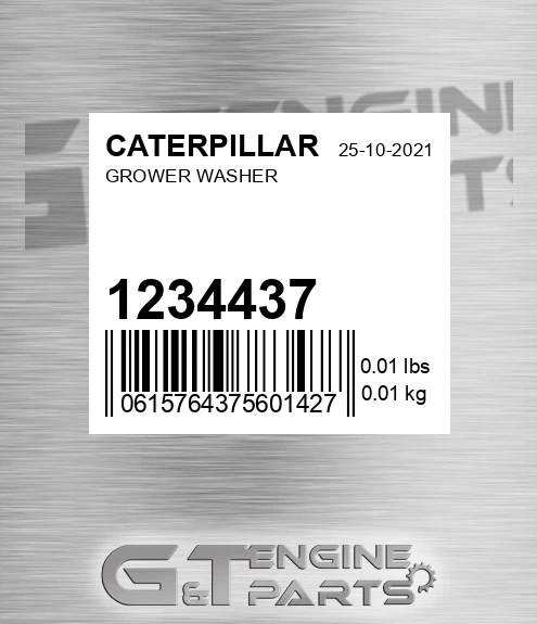 123-4437 Grower Washer for CATERPILLAR