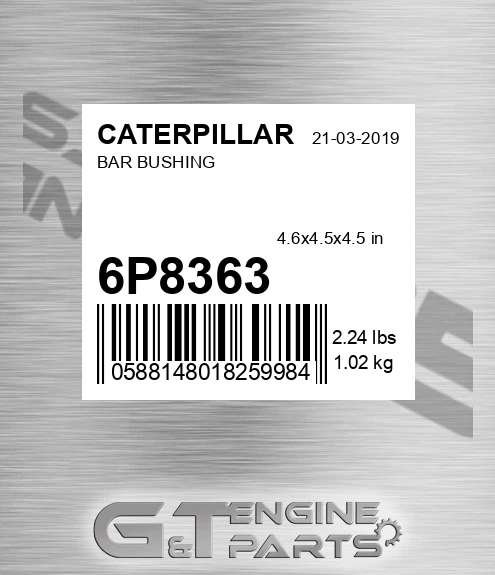 6P-8363 Bar Bushing for CATERPILLAR