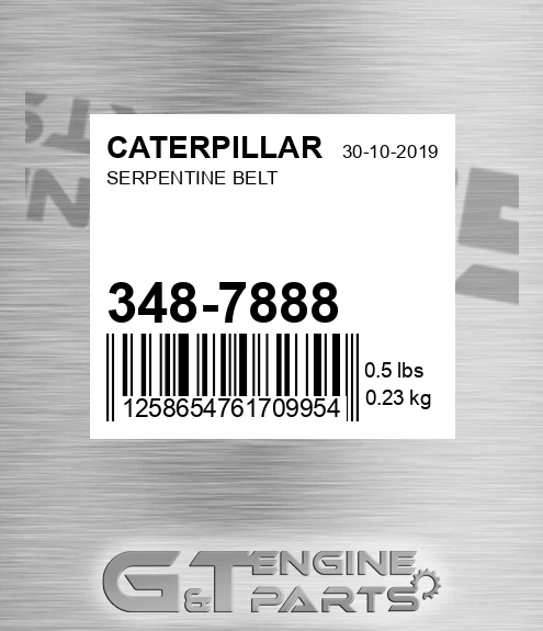 348-7888 Serpentine Belt