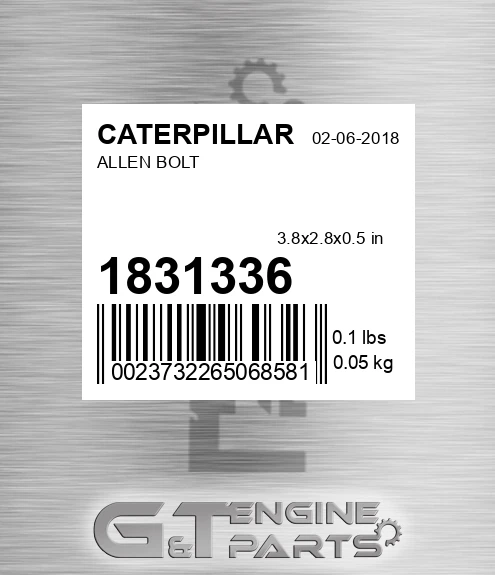 183-1336 Allen Bolt
