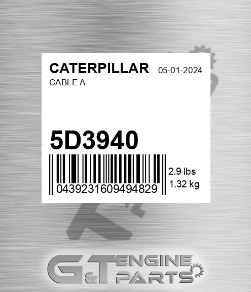 5D3940 Cable A