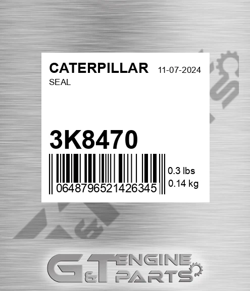 3K-8470 CATERPILLAR Seal