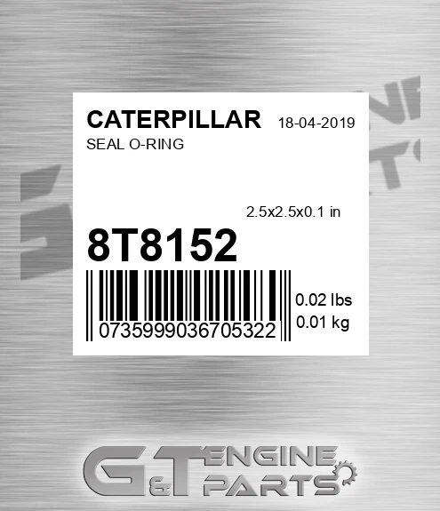 8T-8152 Seal O-ring for CATERPILLAR