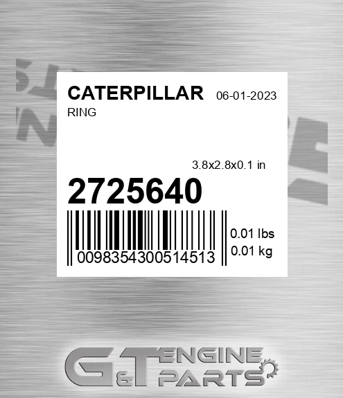 2725640 Ring for CATERPILLAR