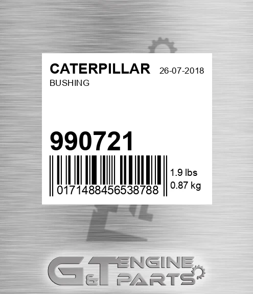 990721 Bushing for CATERPILLAR
