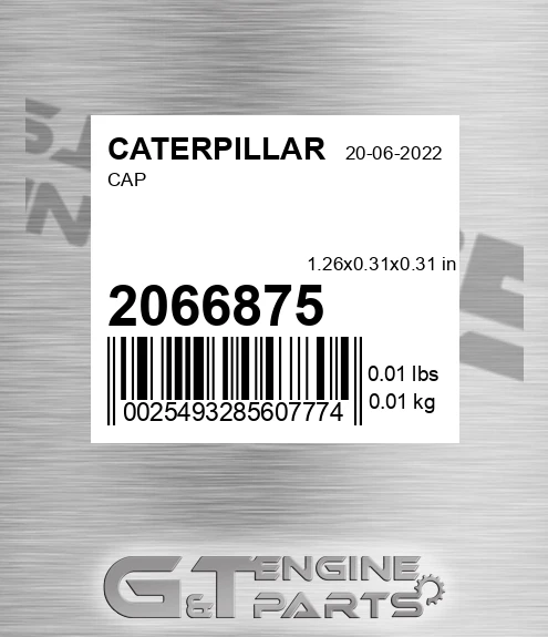 2066875 Cap for CATERPILLAR