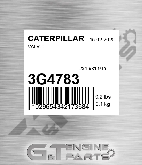 3G-4783 Valve