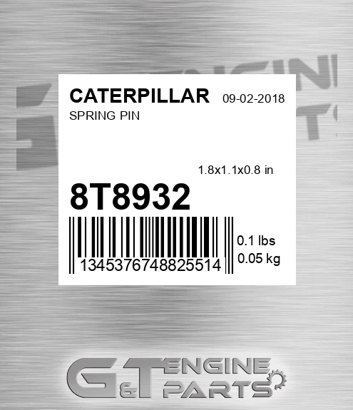 8T-8932 Spring Pin